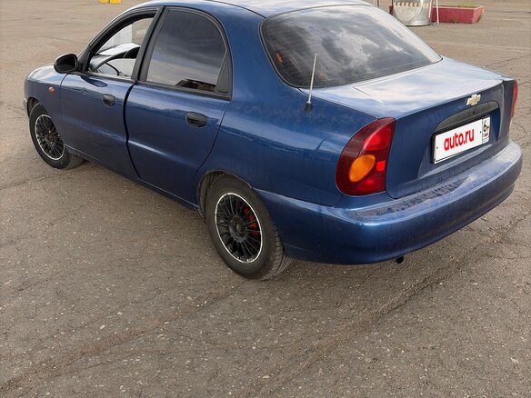 2007 Chevrolet Lanos I, синий - вид 2