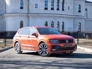 2018 Volkswagen Tiguan Allspace II, оранжевый, 2999999 рублей, вид 2