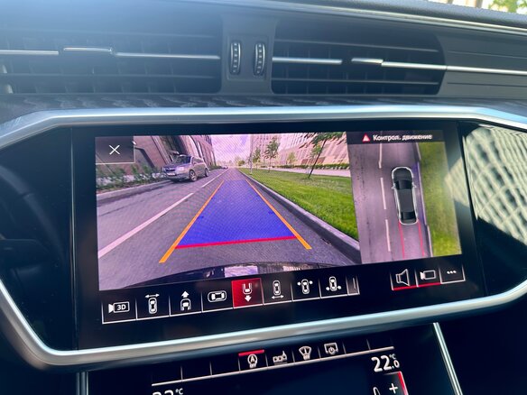 2020 Audi A6 40 TDI V (C8), синий, 3690000 рублей - вид 20