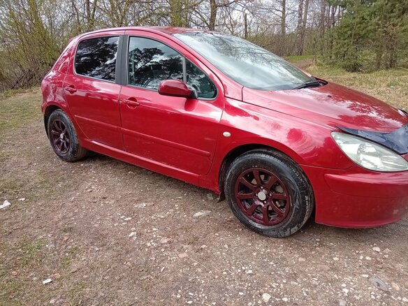 2005 Peugeot 307 I, красный - вид 5
