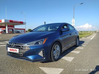 2018 Hyundai Elantra VI (AD) Рестайлинг, синий, 1200000 рублей, вид 1