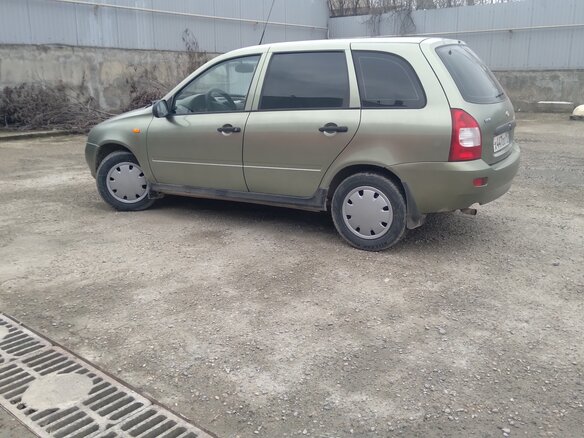 2008 Lada (ВАЗ) Kalina I, зелёный, 320000 рублей - вид 5