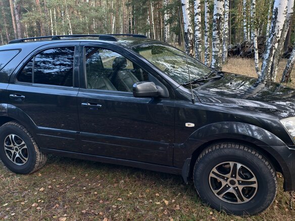 2011 Kia Sorento I Рестайлинг, чёрный - вид 4