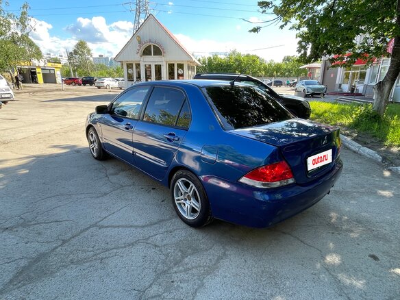 2005 Mitsubishi Lancer IX Рестайлинг, синий, 320000 рублей - вид 9