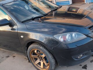 2008 Mazda 3 I (BK) Рестайлинг, чёрный, 530000 рублей, вид 2