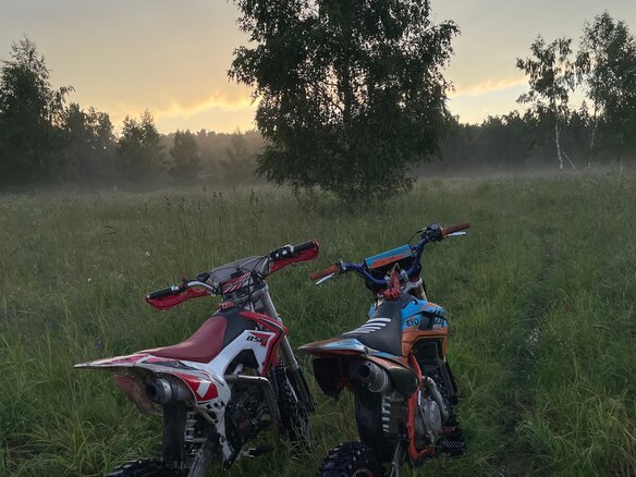 2022 Kayo Evolution YX140EM, голубой, 90000 рублей - вид 13