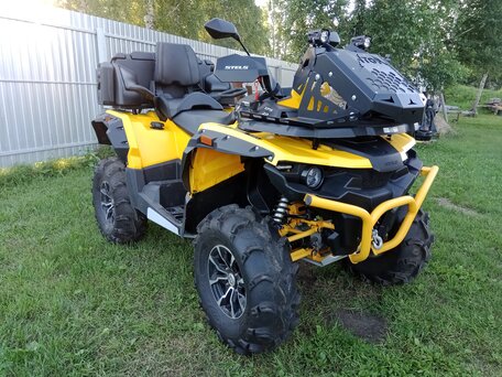 2024 Stels ATV-650 Guepard Trophy, жёлтый, 899000 рублей, вид 1
