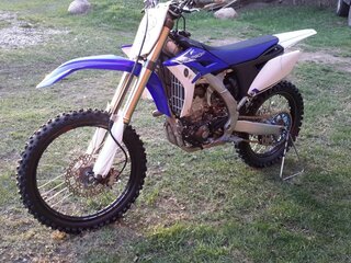 2009 Yamaha YZ250F, синий, 380000 рублей, вид 1