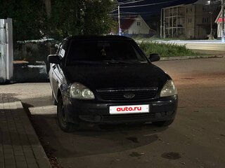 2008 Lada (ВАЗ) Priora I, чёрный, 245000 рублей, вид 1