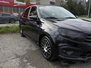 2022 Lada (ВАЗ) Granta Drive Active I Рестайлинг, чёрный, 719000 рублей, вид 3