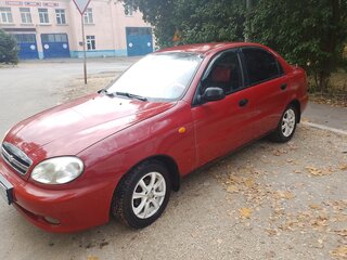 2008 Chevrolet Lanos I, красный, 185000 рублей, вид 3