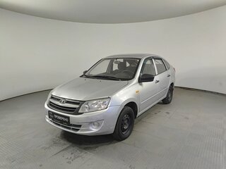 2014 Lada (ВАЗ) Granta I, серебристый, 259500 рублей, вид 1