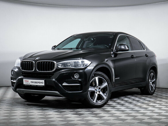 2016 BMW X6 30d II (F16), чёрный, 3910500 рублей