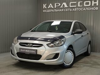 2013 Hyundai Solaris I, серебристый, 640000 рублей, вид 1