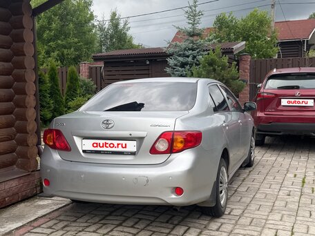 2007 Toyota Corolla X (E140, E150), серебристый, 650000 рублей, вид 2