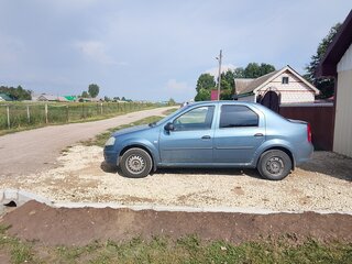 2012 Renault Logan I Рестайлинг, синий, 350000 рублей, вид 4