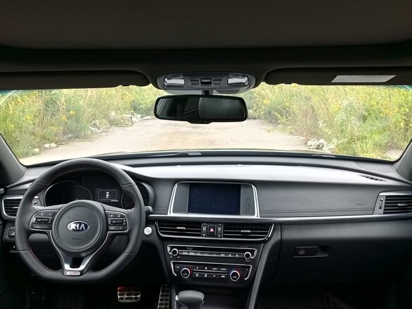 2017 Kia Optima IV, синий, 1850000 рублей - вид 14