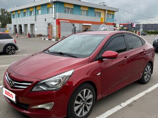 2016 Hyundai Solaris I Рестайлинг, красный, 800000 рублей, вид 1