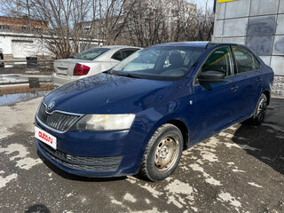 2014 Skoda Rapid I, синий, 370000 рублей, вид 1