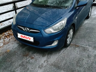 2011 Hyundai Solaris I, синий, 615000 рублей, вид 1
