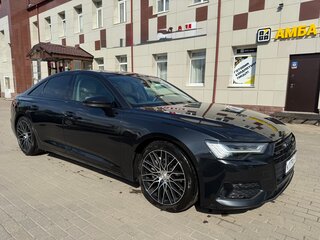 2021 Audi A6 45 TFSI V (C8), чёрный, 2990000 рублей, вид 2