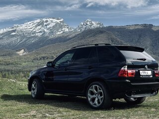 2005 BMW X5 4.4i I (E53) Рестайлинг, чёрный, 1450000 рублей, вид 2