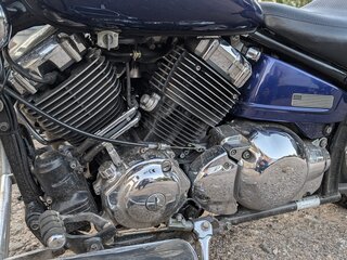 2004 Yamaha XVS650 Drag Star, синий, 459000 рублей, вид 4