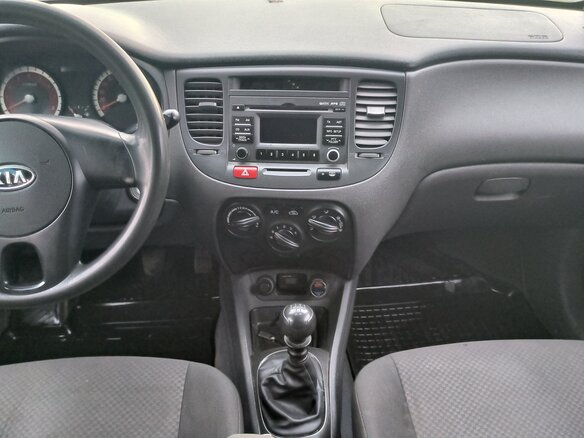 2010 Kia Rio II Рестайлинг, синий, 600000 рублей - вид 6