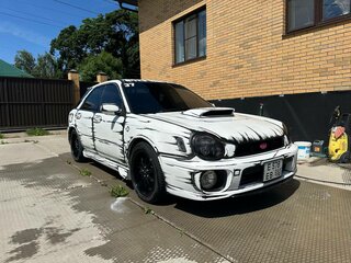 2001 Subaru Impreza WRX II, белый, 700000 рублей, вид 2