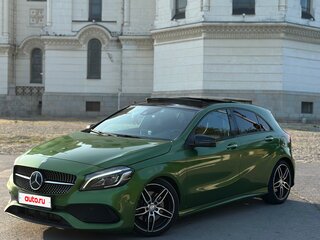 2016 Mercedes-Benz A-Класс 220 III (W176) Рестайлинг, зелёный, 2100000 рублей, вид 1