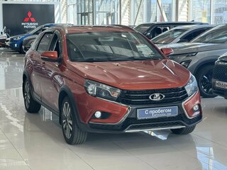 2019 Lada (ВАЗ) Vesta SW Cross I, оранжевый, 980000 рублей, вид 4