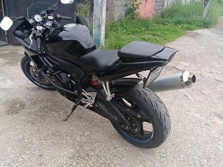 2004 Yamaha YZF-R6, чёрный, 425000 рублей, вид 5