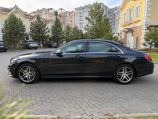 2014 Mercedes-Benz S-Класс 400 Long VI (W222, C217), чёрный, 3700000 рублей, вид 4