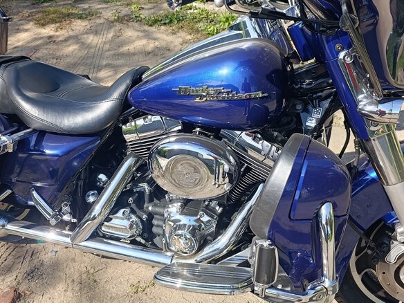2007 Harley-Davidson Street Glide, синий, 777000 рублей - вид 12