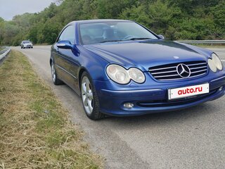 2003 Mercedes-Benz CLK-Класс 240 II (W209), синий, 890000 рублей, вид 1