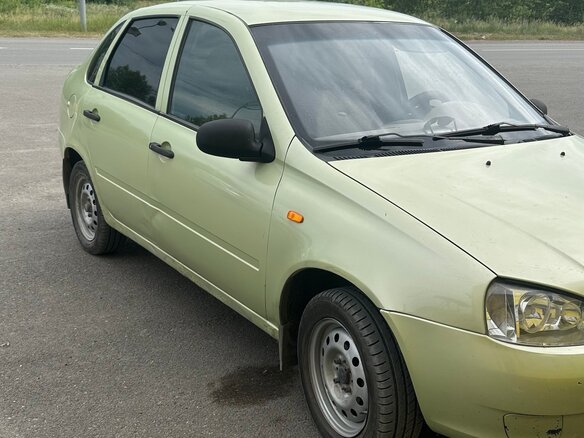 2006 Lada (ВАЗ) Kalina I, зелёный, 228000 рублей