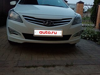 2016 Hyundai Solaris I Рестайлинг, белый, 1017000 рублей, вид 1