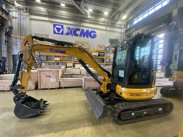 2025 XCMG XE35, золотистый - вид 1