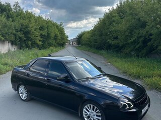 2009 Lada (ВАЗ) Priora I, чёрный, 400000 рублей, вид 4