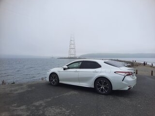 2020 Toyota Camry Japan Market VIII (XV70), белый, 3300000 рублей, вид 3