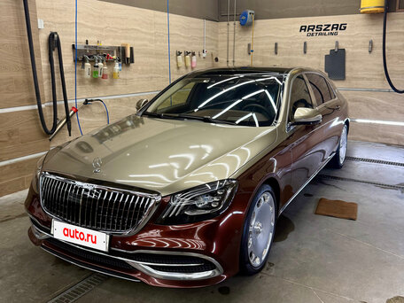 2017 Mercedes-Benz Maybach S-Класс 560 I (X222) Рестайлинг, пурпурный, 7800000 рублей, вид 1