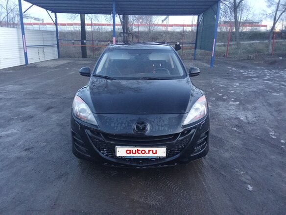 2010 Mazda 3 II (BL), чёрный, 555000 рублей - вид 1