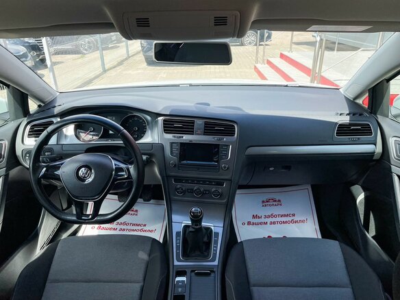 2014 Volkswagen Golf VII, белый - вид 13