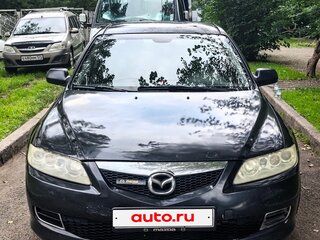 2006 Mazda 6 I (GG) Рестайлинг, чёрный, 450000 рублей, вид 2
