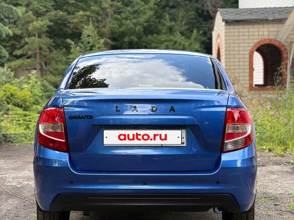 2021 Lada (ВАЗ) Granta I Рестайлинг, синий - вид 4