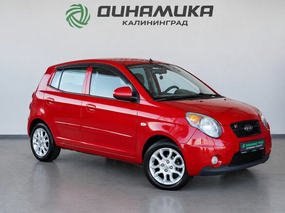 2009 Kia Picanto I Рестайлинг, красный, 460000 рублей - вид 6