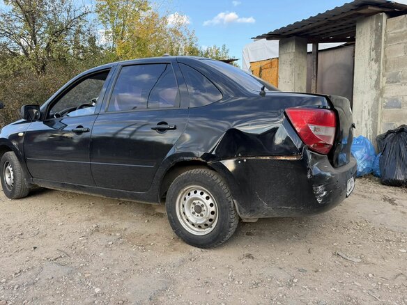 2012 Lada (ВАЗ) Granta I, синий, 120000 рублей - вид 3