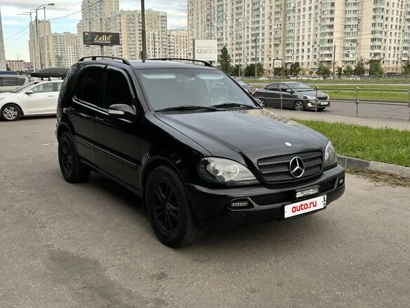 2002 Mercedes-Benz M-Класс 320 I (W163) Рестайлинг, чёрный, 850000 рублей - вид 5