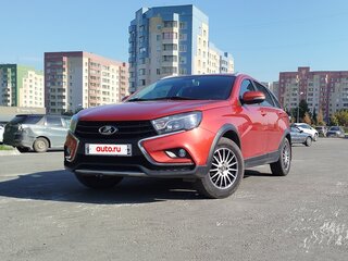 2018 Lada (ВАЗ) Vesta SW Cross I, красный, 1000000 рублей, вид 1