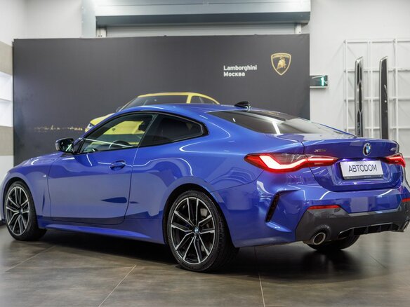 2021 BMW 4 серии 420d xDrive G22, G23, G26, синий - вид 5